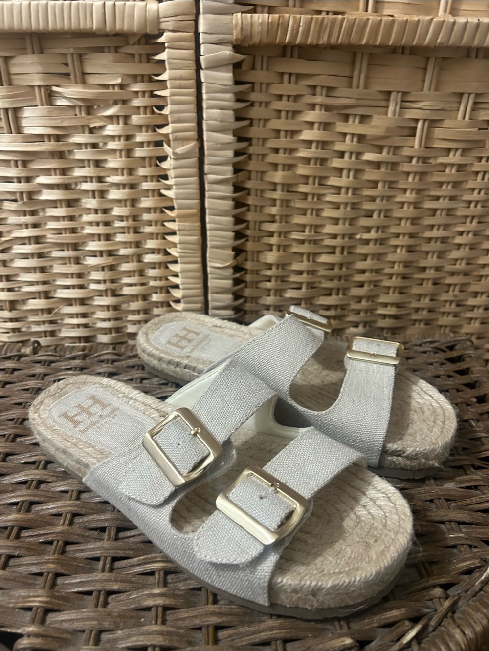 Haute Hippie Nikki Espadrille Slide Sandals size 8
